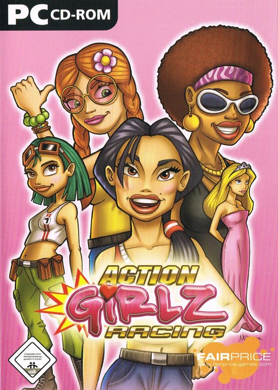 Action Girlz Racing box art for Playstation 2